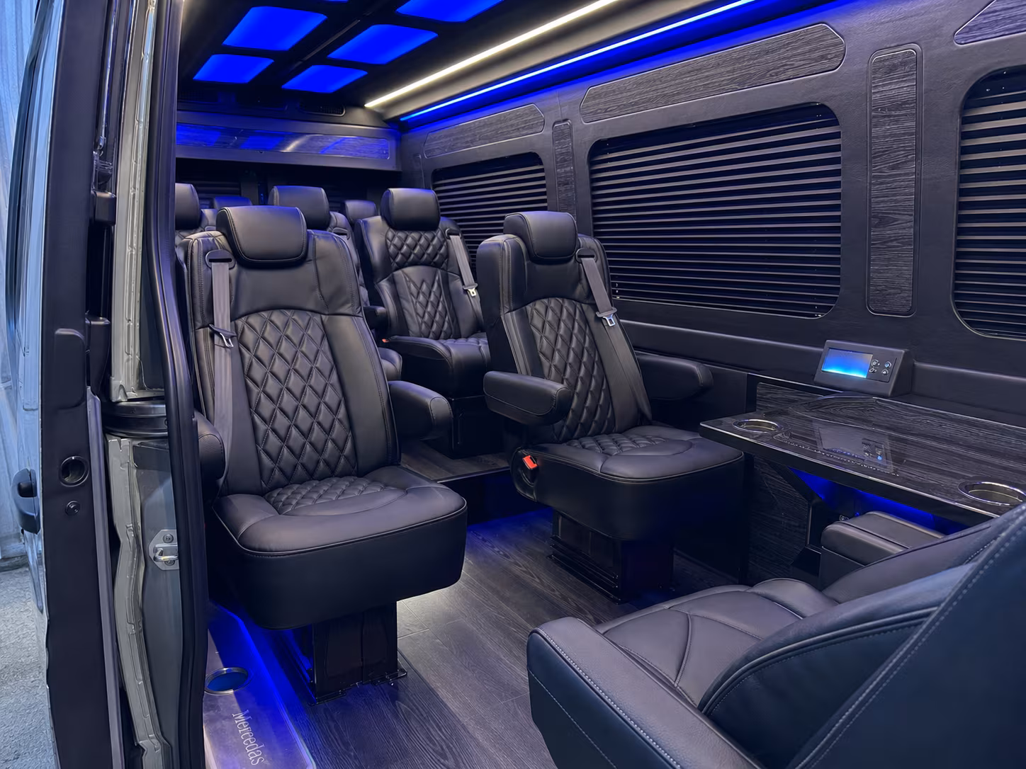 sprinter van transportation for groups and events across edina