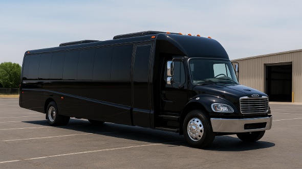 Exterior of Charter Bus Company Eagan's 20 Passenger Mini bus in Eagan