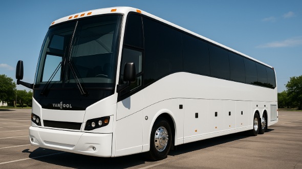 Exterior of Charter Bus Company Eagan's 55 Passenger Charter Bus in Eagan