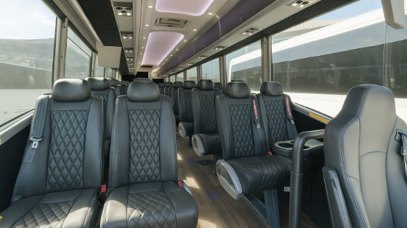 edina 15 passenger minibus inside