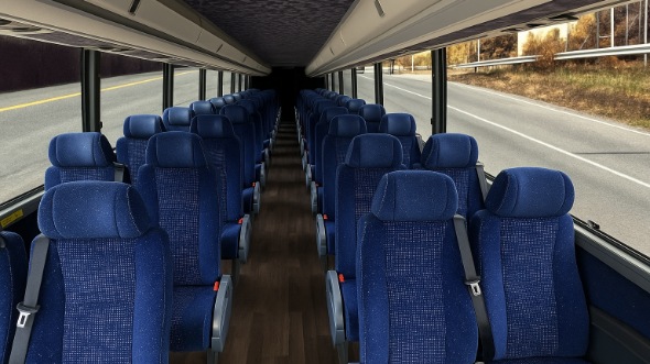 edina 15 passenger minibus interior