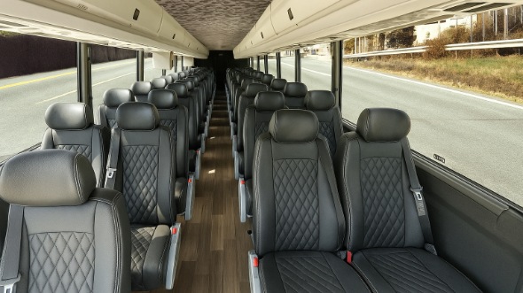 edina 25 passenger minibus interior