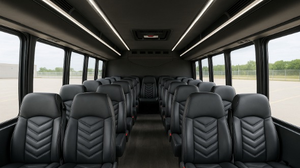 edina 28 passenger minibus inside