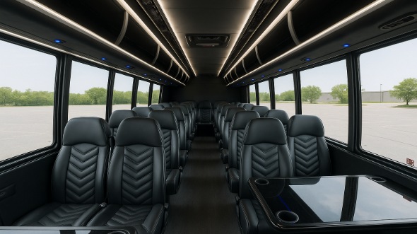edina 28 passenger minibus interior