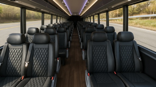 edina 35 passenger minibus inside