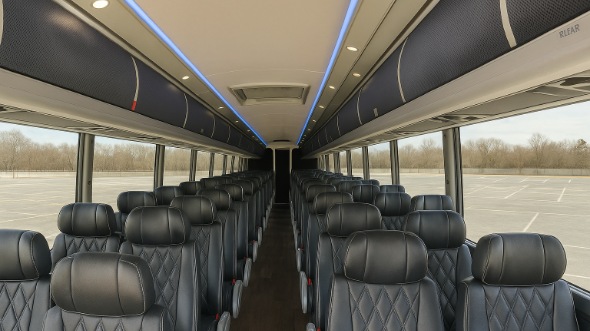 edina 55 passenger charter bus interior