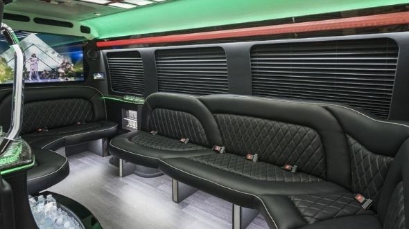 edina sprinter limo rental inside
