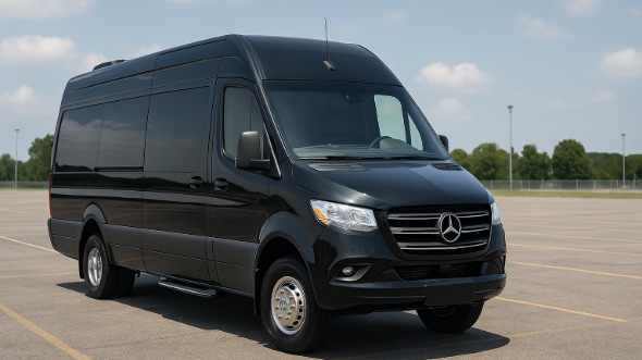 edina sprinter van with driver
